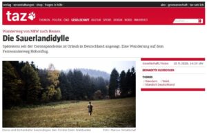 Sauerland Artikel in der TAZ