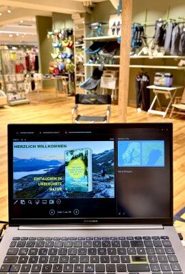 Globetrotter Filiale Wiesbaden Clubhütte - apstop steht bereit